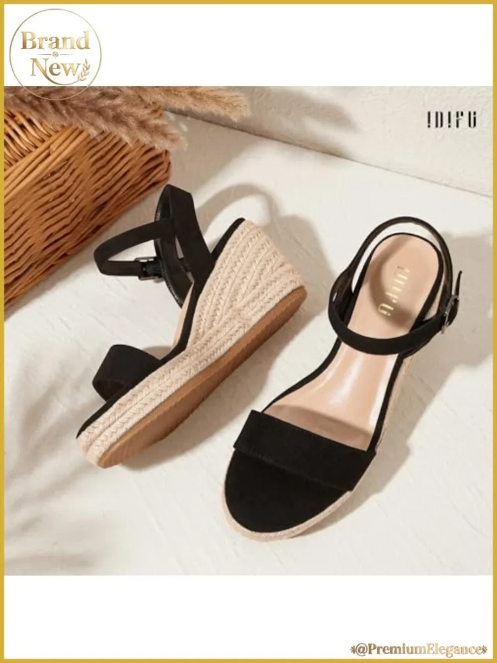 Wedge Sandals Espadrille Platform Ankle Strap Dressy Summer